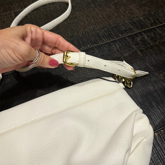 Juicy Couture Crowd Pleaser Mini Crossbody Purse Bag In Cream Ivory Crown Gold - Picture 6 of 13